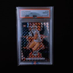 #179 George Kittle 2022 Panini Mosaic - Mosaic Genesis 