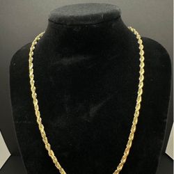 14k Gold rope chain