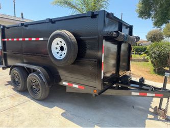 Dump trailer 12x6x4