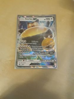 Promo Snorlax Gx 