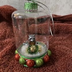 HANDMADE LEGO ROCKET RACCOON CHRISTMAS ORNAMENT NEW