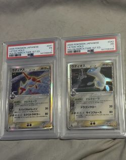Pokemon Latios Latias Holon Towers Japanese PSA Sequential Set