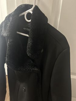 Men Suede Winter Coat 