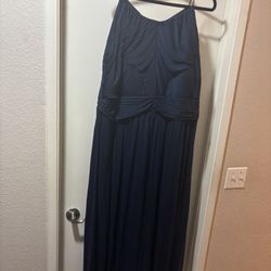 Navy Blue Bridesmaid Dress- Plus Size 