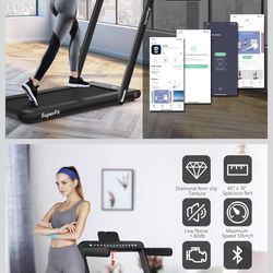 Goplus 2 in 1 Folding Treadmill