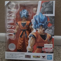 S.H. Figuarts Bandai: Dragonball Z ~Super Saiyan God Son Goku Blue Exclusive