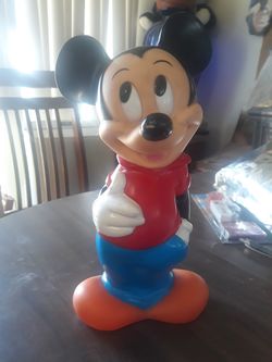 1970s ILLCO Mickey Mouse Bank