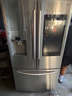 Samsung French Door Refrigerator Stainless Steel for parts