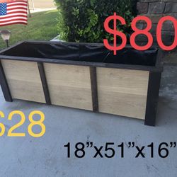 Wood Planter Box Garden Raised Herb Pots