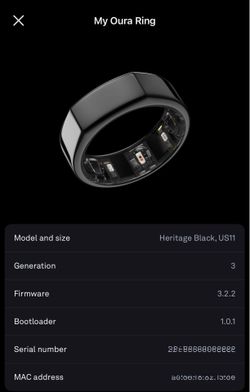 Oura Ring Sz 11