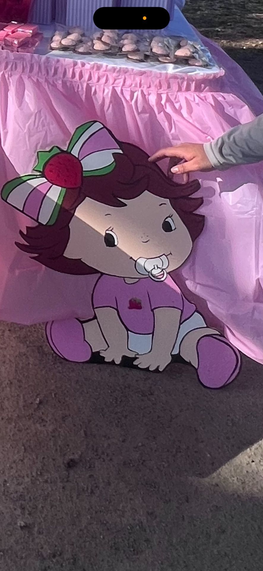 Three Strawberry Shortcake Wood Cutouts..