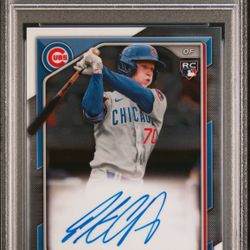 Pete Crow-Armstrong PSA10 Auto Rookie