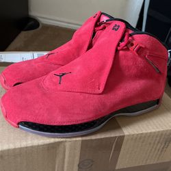 Jordan 18 Red Toro