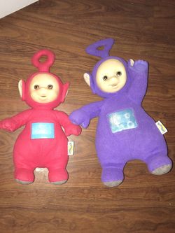 Talking Teletubbies Tinky Winky and PO