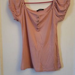 Women's Pink Blouse Size Medium