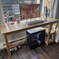 Light Wood Desk