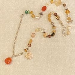 “Coral Reef”  Sterling Silver And Gemstone