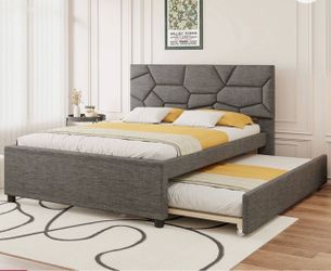 Queen and twin Trundle & Wooden Frame
