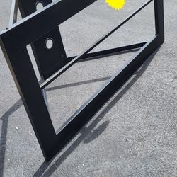 TV stand metal with  3 glass shelves