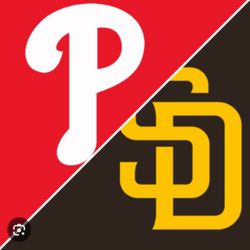 Padres Vs Phillies Sat Jul 12th @4:35 $70ea