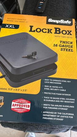 SnapSafe Lock Box