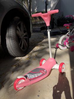 Radio flyer grow with me outlet my 1st scooter sparkle pink