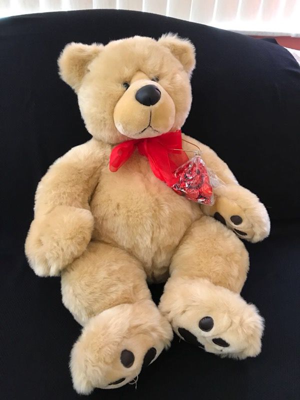 Big teddy bear perfect for Valentine’s Day