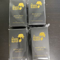Beard Brush & Comb Set For Men 
