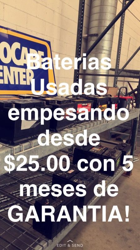Baterias reconstruidas