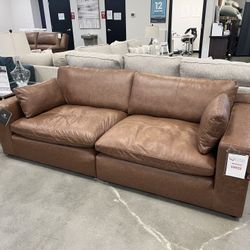 Brand New Leather Sectional 