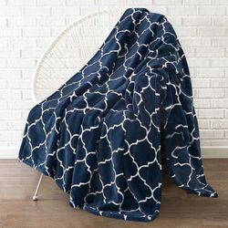 Monte & Jardin Ultra Plush Throw Blue