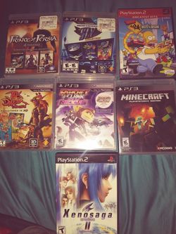 Ps2 & ps3 game lot. Ratchet & Clank into the Nexus is brand new but the game came loose. Also Minecraft is brand new