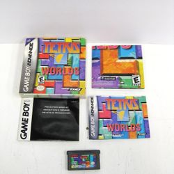 Tetris Worlds Game Boy Advance GBA Video Game CIB