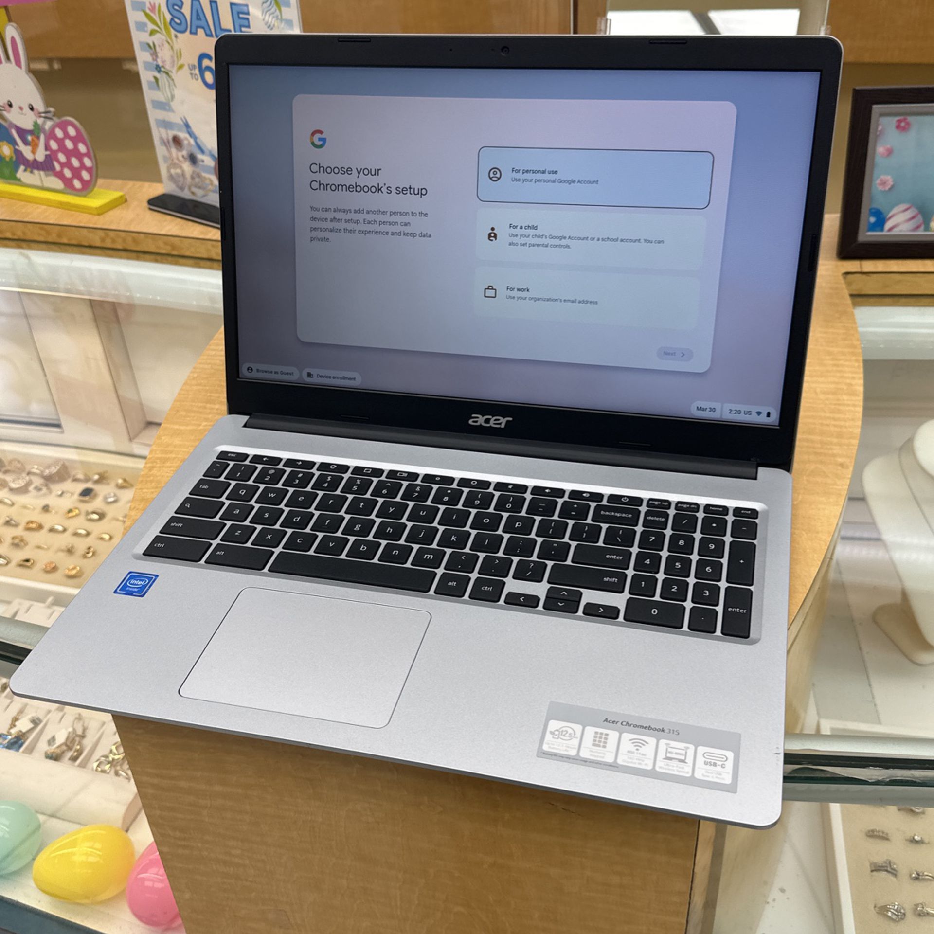 Acer CHROMEBOOK 315 Laptop 