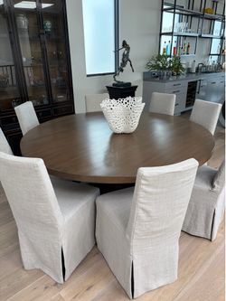 Dining table and chairs