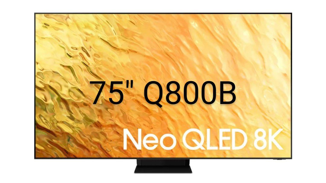 SAMSUNG 75" INCH NEO QLED 8K SMART TV Q800B ACCESSORIES INCLUDED 