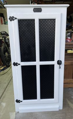 White Clad Cabinet