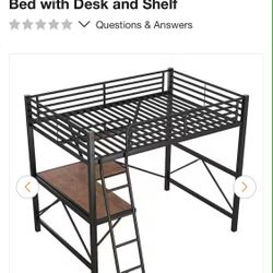 New Loft Bed Fulls Size With Desk 