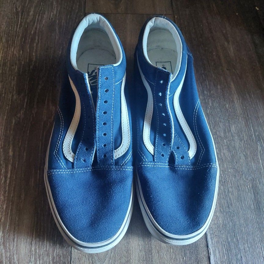 Mens Blue Suede Vans