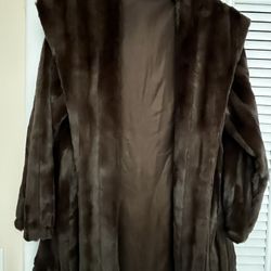 Ladies Faux Fur Coat