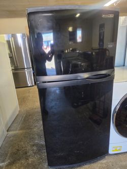 Kitchen aid top and bottom refrigerator Apartment Size warranty Financing With Snap If You Qualify black