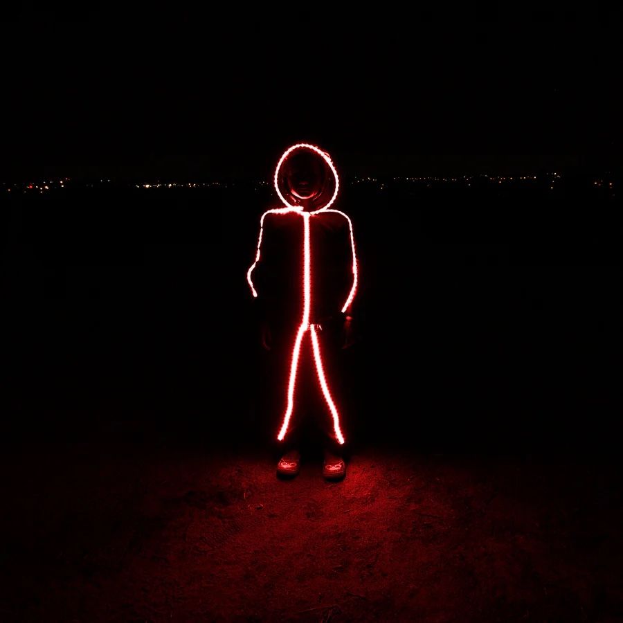 Glowy Zoey LED Stickman Costume