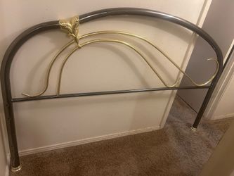 King size brass headboard