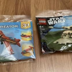 LEGO Star Wars Creator 30680 & Iconic Red Plane 30669