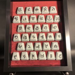 Complete Diablo II 2 set of 33 Runes