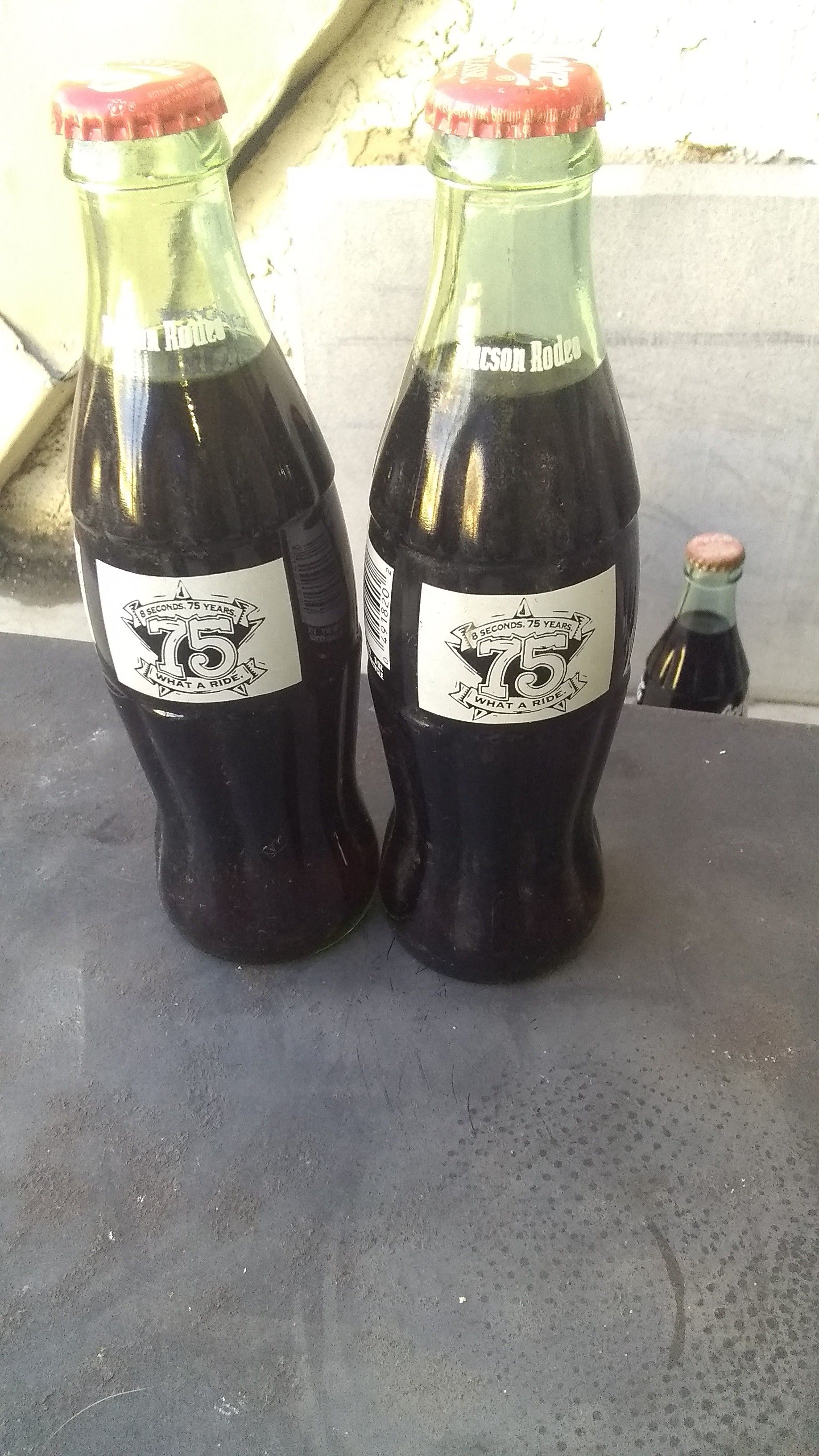 Collectible Tucson rodeo 75th anniversary Coca-Cola bottle