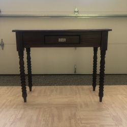 Vintage / Antique Wood Console Table