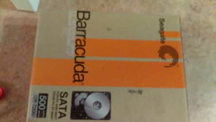 Barracuda Hard Drive SATA 500g for desktop Mac Or Window