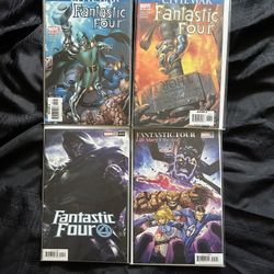 Marvel FANTASTIC FOUR Lot Bundle LIFE STORY 1 Booth ARTGERM (2018) #25, (2006) #536, #537 NM/VF