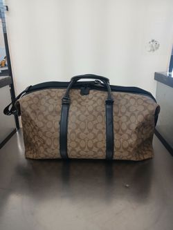 Coach Signature Canvas Duffle Bag